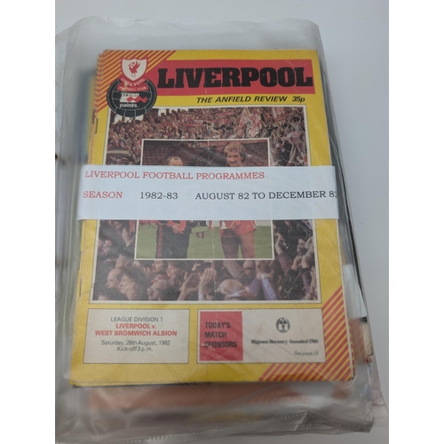 256 - Large Quantity Football Programmes, Mostly Liverpool 1982-2000, Other Notable Programmes West Ham, C... 