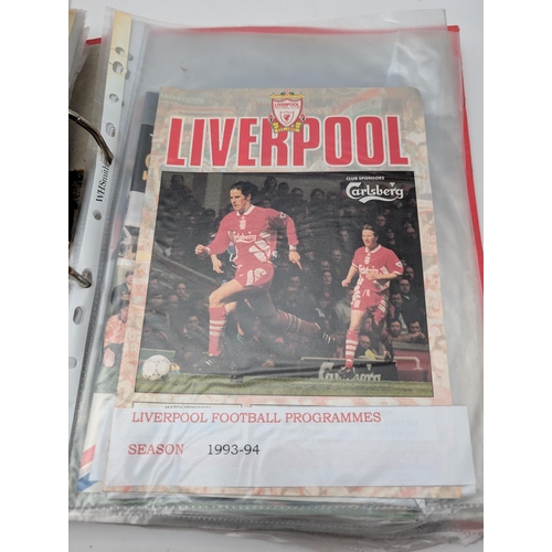 256 - Large Quantity Football Programmes, Mostly Liverpool 1982-2000, Other Notable Programmes West Ham, C... 