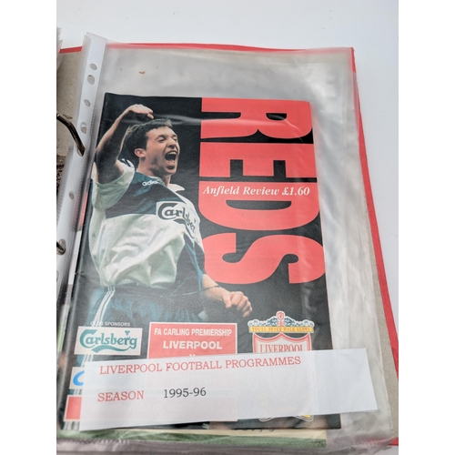 256 - Large Quantity Football Programmes, Mostly Liverpool 1982-2000, Other Notable Programmes West Ham, C... 