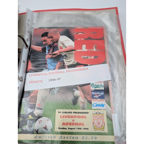 256 - Large Quantity Football Programmes, Mostly Liverpool 1982-2000, Other Notable Programmes West Ham, C... 