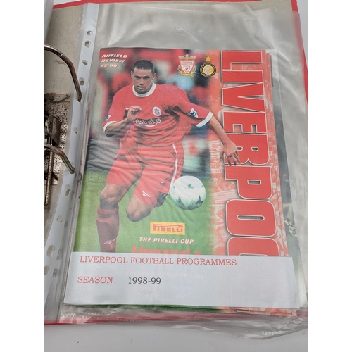 256 - Large Quantity Football Programmes, Mostly Liverpool 1982-2000, Other Notable Programmes West Ham, C... 