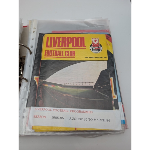 256 - Large Quantity Football Programmes, Mostly Liverpool 1982-2000, Other Notable Programmes West Ham, C... 