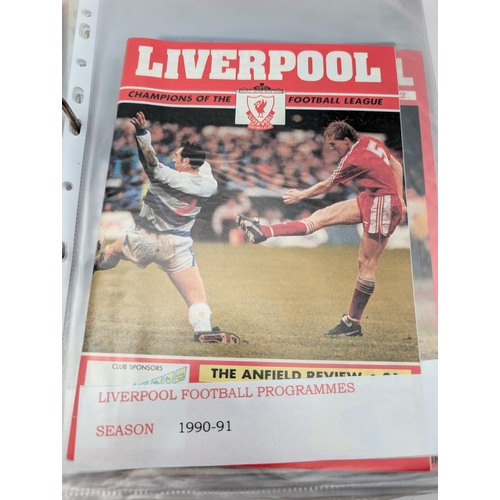 256 - Large Quantity Football Programmes, Mostly Liverpool 1982-2000, Other Notable Programmes West Ham, C... 