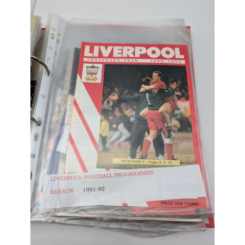 256 - Large Quantity Football Programmes, Mostly Liverpool 1982-2000, Other Notable Programmes West Ham, C... 