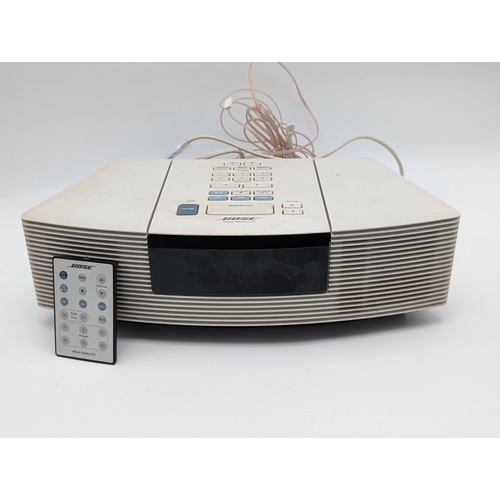 287 - Bose Wave Radio With Controller, Model AWRc3P, Along with Sony Digital Clock Radio