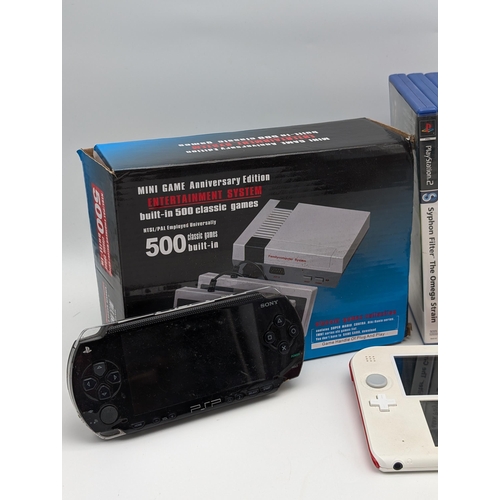 365 - Vintage Gaming Bundle - PSP, Nintendo, 2DSXL Blue & Turqoise, 2DS, Nintendo Anniversary Edition, PS2... 