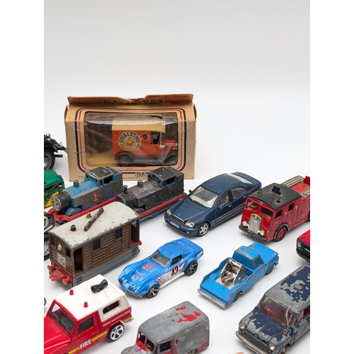 371 - Mixed Bundle Playworn Diecast, Corgi, Burago, Etc