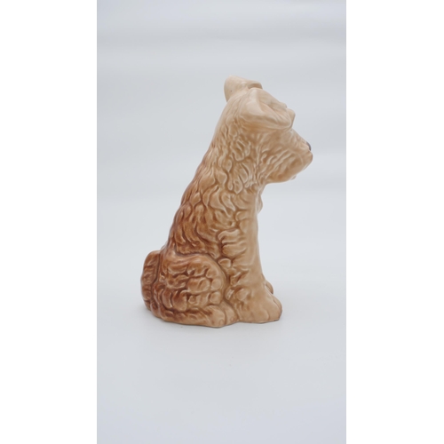 67 - Pair Sylvac 1379 Dog Figurines 21cm - Note Repair to Foot