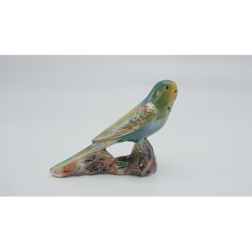 77 - Group (10) Vintage Bird / Duck Figurines Keele Street pottery Budgie, Weatherby Duck, Large Unmarked... 