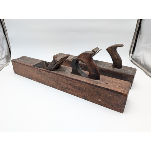 59 - Two Huge Antique Woodplanes - 16 & 23