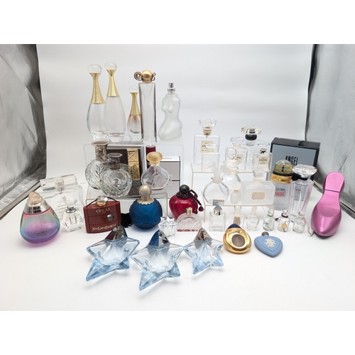 304 - Large Quantity Collectable Perfume Bottles, To Include; Dior, Yves Saint Laurent, Chanel, Givency, W... 