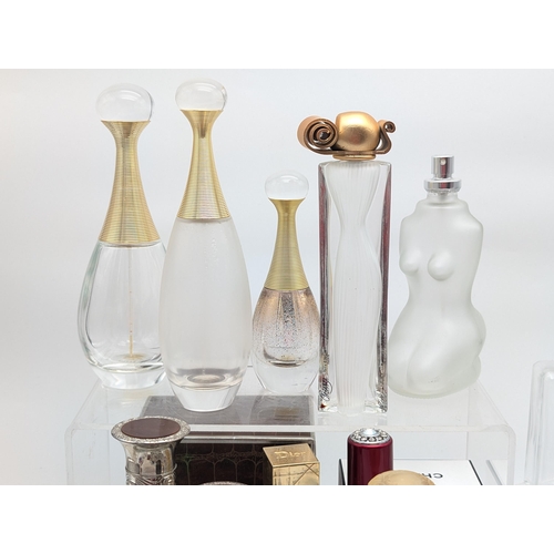 304 - Large Quantity Collectable Perfume Bottles, To Include; Dior, Yves Saint Laurent, Chanel, Givency, W... 