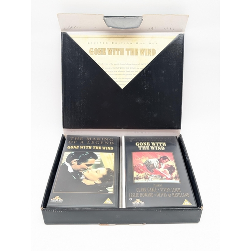 309 - Gone With The Wind Special Limited Edition2 x VHS Box Set With Certificate 03870 Plus Brochure