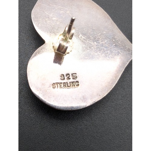 358 - Group Sterling Silver, Large Heart Earrings, Plus Others 18.77g
