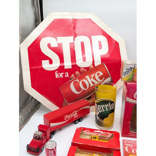 289 - Good Quantity Coca Cola Vintage Advertising Items to Include; Coke Kids, Dancing Can, Vehicles, Asht... 