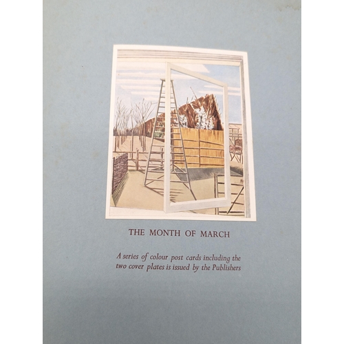 73 - Scarce Example Paul Nash. A Portfolio of Colour Plates with an Introduction by Herbert Read 1937, Al... 