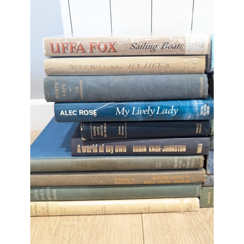 116 - Good Quantity of Books on Sailing, UFFA Fox Signed Edition Plus Many Others