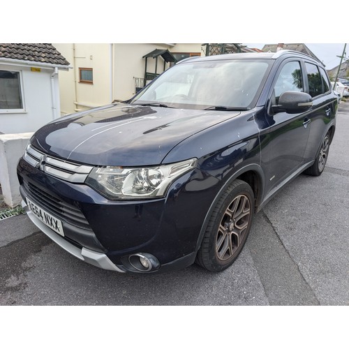 1A - 2014 Mitsubishi Outlander GX3 - 129K MOT 17/9/2024, Starts & Runs, Clutch Appears Sticky, Advised Tr... 