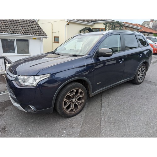 1A - 2014 Mitsubishi Outlander GX3 - 129K MOT 17/9/2024, Starts & Runs, Clutch Appears Sticky, Advised Tr... 