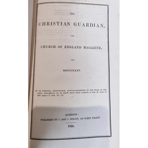 78A - 1835 - Well Bound The Christian Guardian & Church of England Magazine - Small Pencil Annotation to T... 