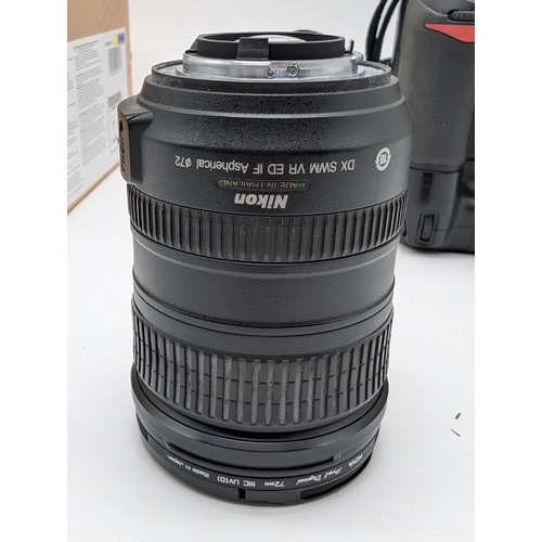 331 - Nikon D200 Camera Body With Bag & AFS Nikkor 18-200mm 3.5-5.6 G ED With Box