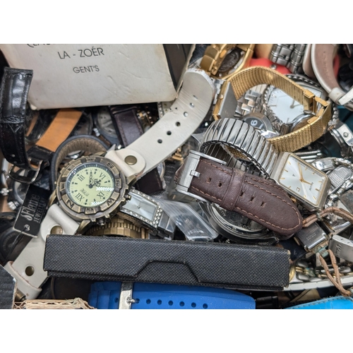 341 - Large Quantity Various Wrist Watches, All Untested. Diesel, DKNY, Seiko, Lacoste, Claude Valentini A... 