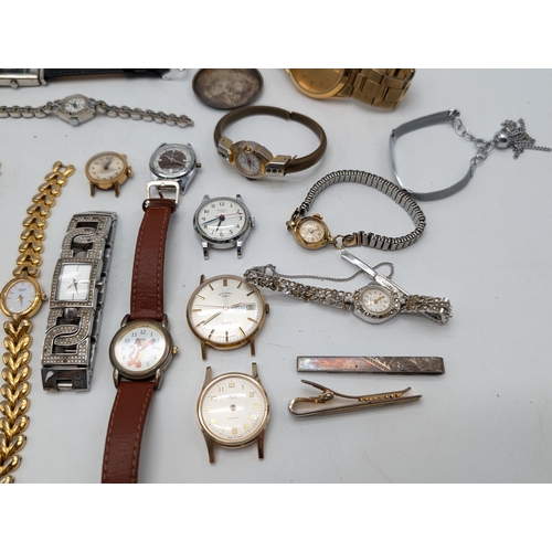 356 - Good Bundle Vintage Watches, Rotary, Disney, Smiths Etc