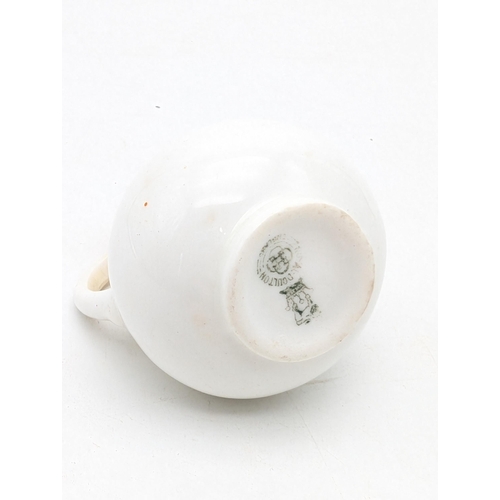 516 - Rare Miniature Royal Doulton Sheep In Snow Handled Jug, 7cm No Damage