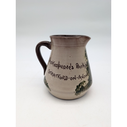 533 - Vintage Pottery Handled Jug 