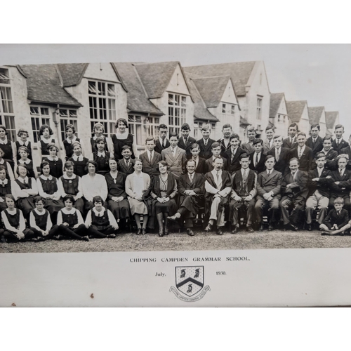 40 - Social History Photographs, Exmouth School 1952, Chippen Camden 1930 & 1932 42x12.5