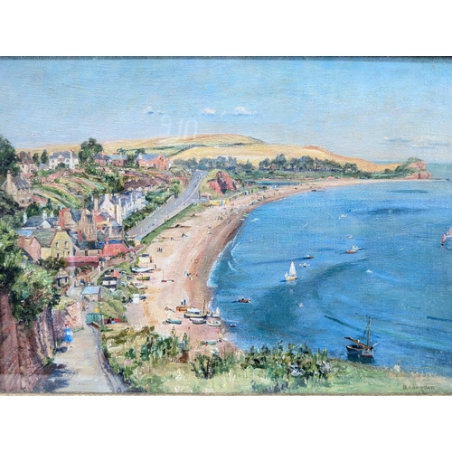 80 - Beatrice Langdon Oil On Board - Excellently Framed Budleigh  - Some Marks Inside Glass Need Attentio... 