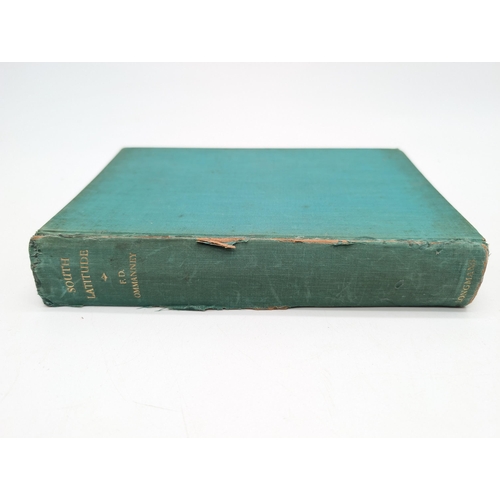 103 - Signed By Author 1938 South Latitude by F D Ommanney 1938 first edition - New Impression, Some Bumps... 