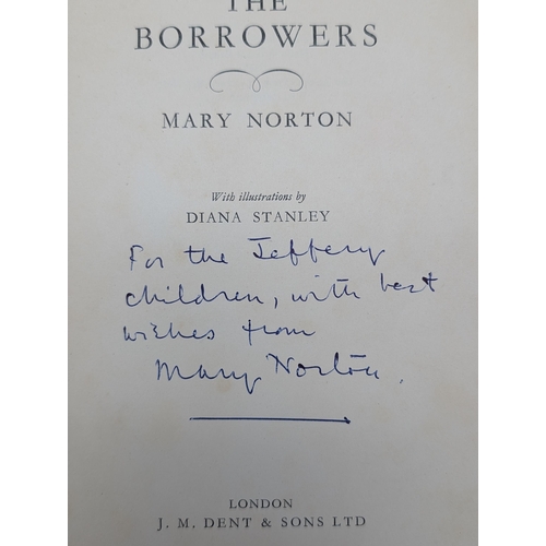 112 - #Star Lot# First Edition, First Impression Signed Mary Norton The Borrowers 1952 With Original Dust ... 