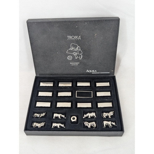 120 - Unusual Troika Wall Street game in original box, appears unused.