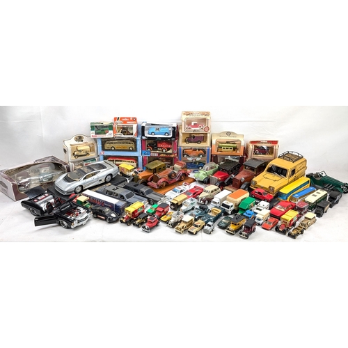 126 - Large Bundle Vintage Diecast Vehicles Plus Model Vehicles, Days Gone By, Majisto, Lledo Plus Lots Mo... 