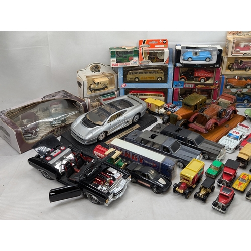 126 - Large Bundle Vintage Diecast Vehicles Plus Model Vehicles, Days Gone By, Majisto, Lledo Plus Lots Mo... 