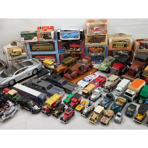 126 - Large Bundle Vintage Diecast Vehicles Plus Model Vehicles, Days Gone By, Majisto, Lledo Plus Lots Mo... 