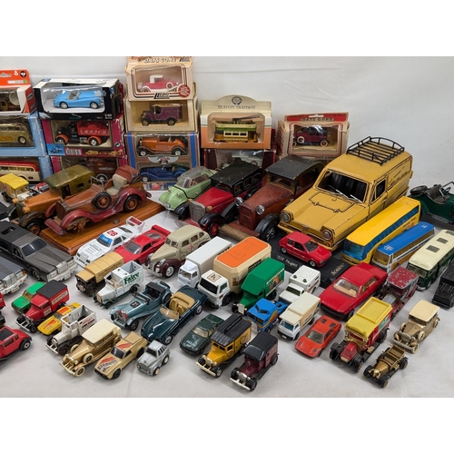 126 - Large Bundle Vintage Diecast Vehicles Plus Model Vehicles, Days Gone By, Majisto, Lledo Plus Lots Mo... 