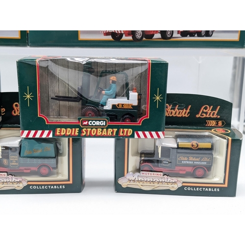 138 - Good Quantity Excellent Corgi Eddie Stobart Diecast Vehciles, All In Box Of Issue Appear Immaculate ... 