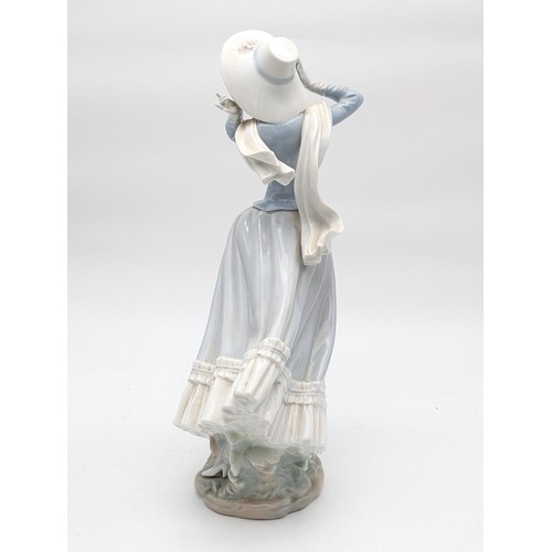 186 - Lladro Figuine 'Spring Breese' model number 4936 15 inches tall