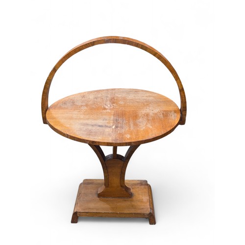 Art Deco Tilt Top Coffee Table CA1930s Needs Restoration