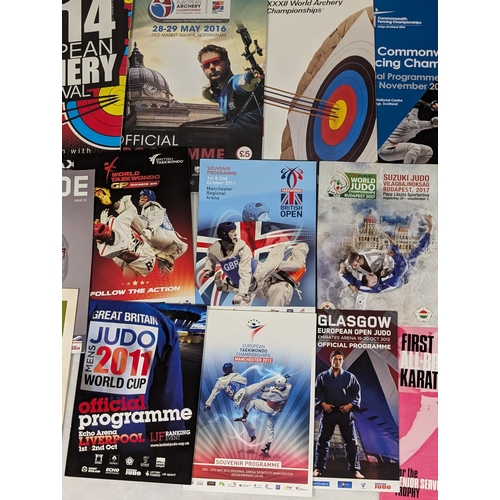 100 - Archery / Martial Arts Programmes - Various Decades