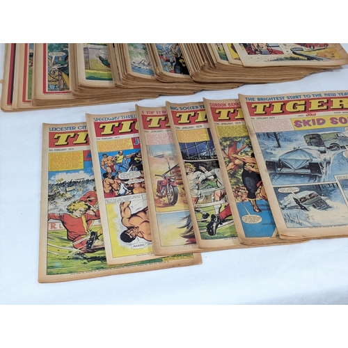 15 - Tiger Comics / Magazines 1974 Complete