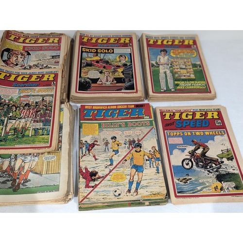 18 - Tiger Magazines - Good Quantity Duplicates Years 72/73/74/76/77/78/79/81/83/84