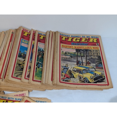 2 - Tiger & Scorcher 1977 All Issues, Good Overall Condition