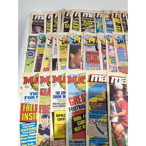 30 - Large Quantity Match Magazines, Mostly 70/80s