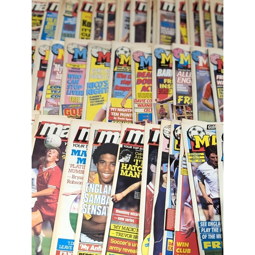 30 - Large Quantity Match Magazines, Mostly 70/80s