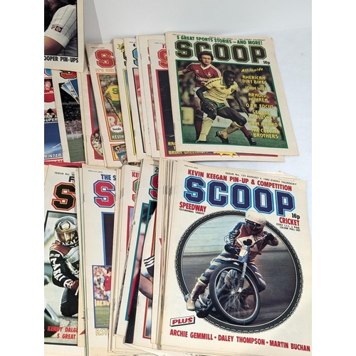 31 - Scoop Magazines Large Quantity Mostly Early 80s