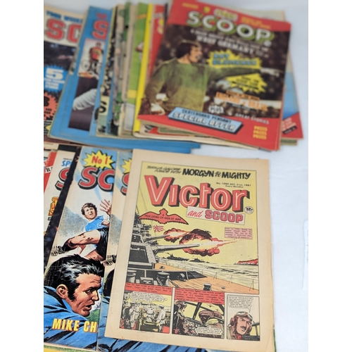 32 - Scoop Large Quantity Scoop Magazines Mostly Late 70s