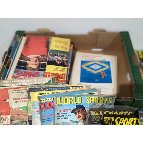 41 - Huge Quantity (4) Boxes World Sports Appx 40KG Mostly 50s/60s